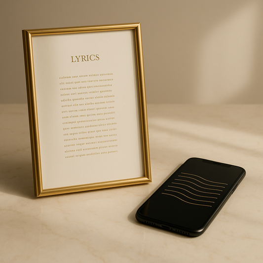 Song + Lyric-Video – Musik, die man hören und sehen kann.