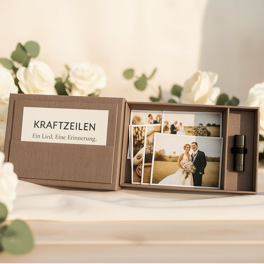 Deluxe-Geschenkbox mit Stick und Songtext – Ein Moment, der bleibt